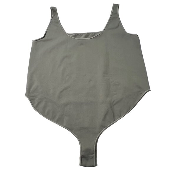 SKIMS Essential Scoop Neck Bodysuit Smoke 4X/5X - Picture 3 of 13